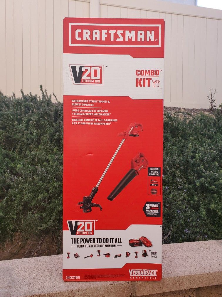 Craftman Weed Wacker And Blower Combo Kit