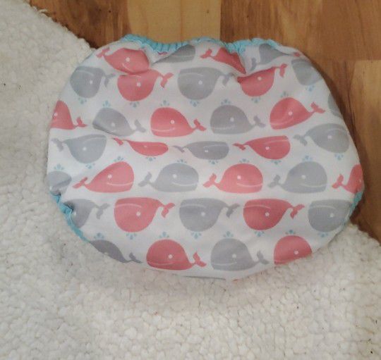 Thirsties Size One Cloth Diaper Cover (Whales)