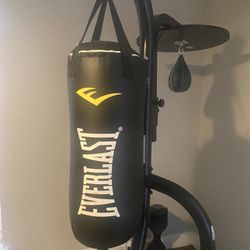 everlast punching bag , everlast speed bag with stand and everlast reflex bag Thumbnail