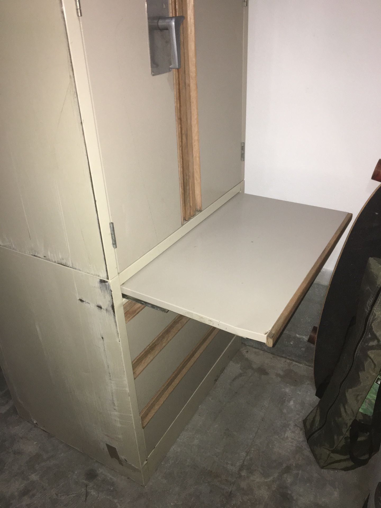 $100 OBO, Wall locker/Storage Cabinet/Military Furniture