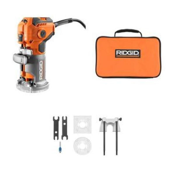 Retails @ $129! Rigid 5.5 Amp Compact Fixed-base Corded Router 