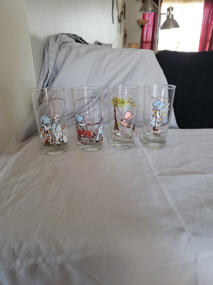 1972 Holly Hobby Collector Glasses From American Greetings