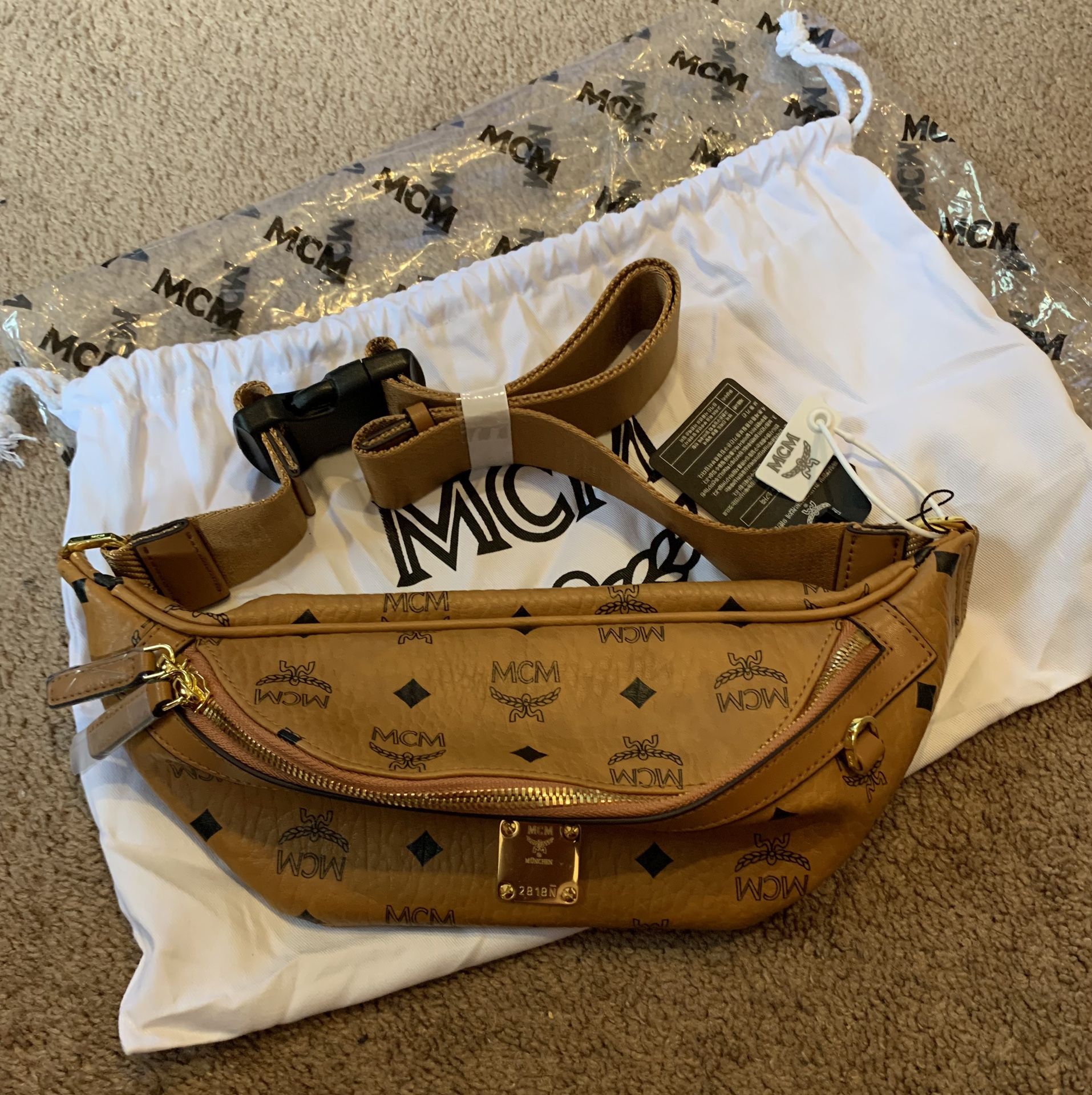 Designer MCM Belt Bag Fanny Pack Crossbody