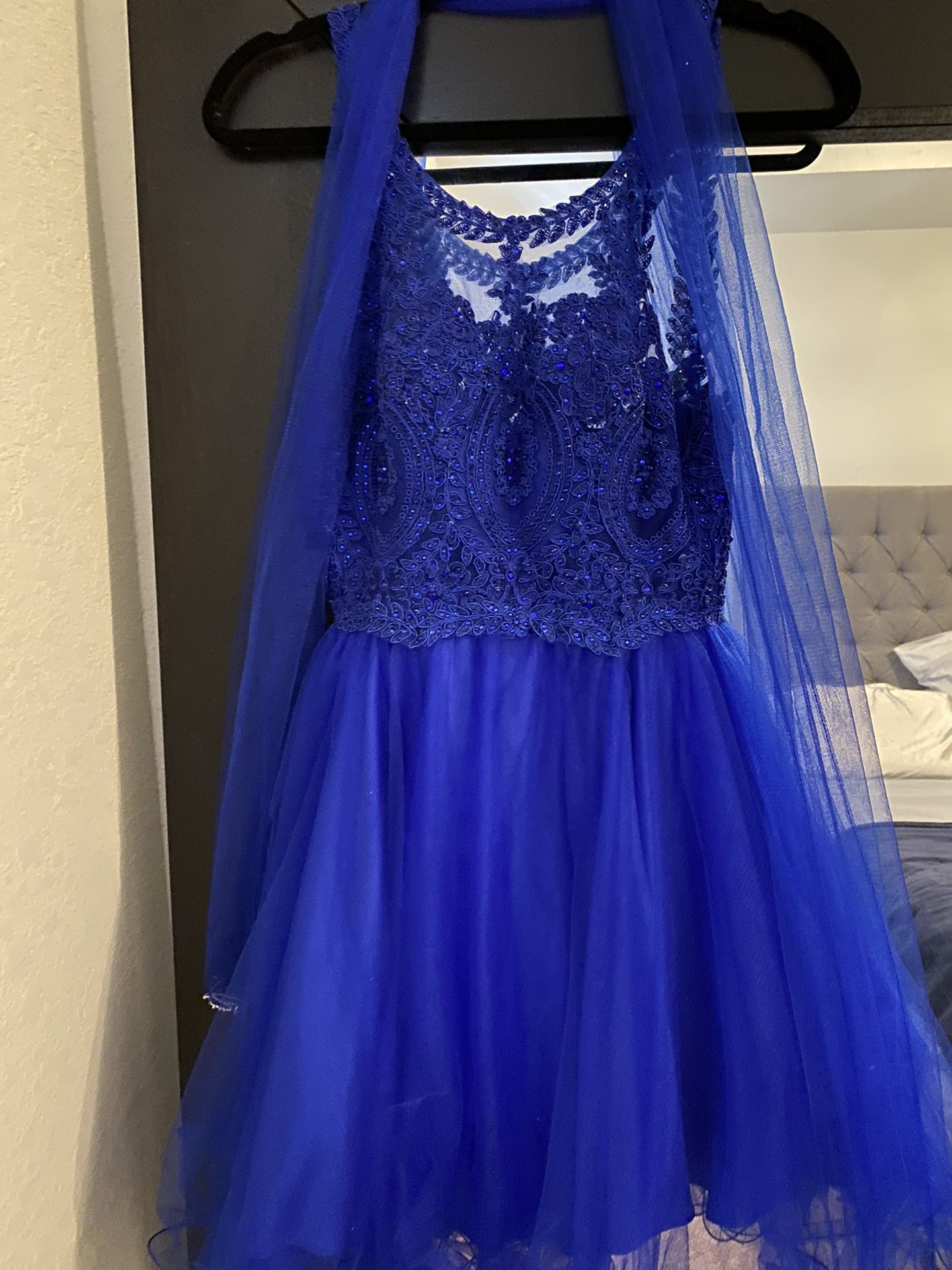 Blue Evening Dress