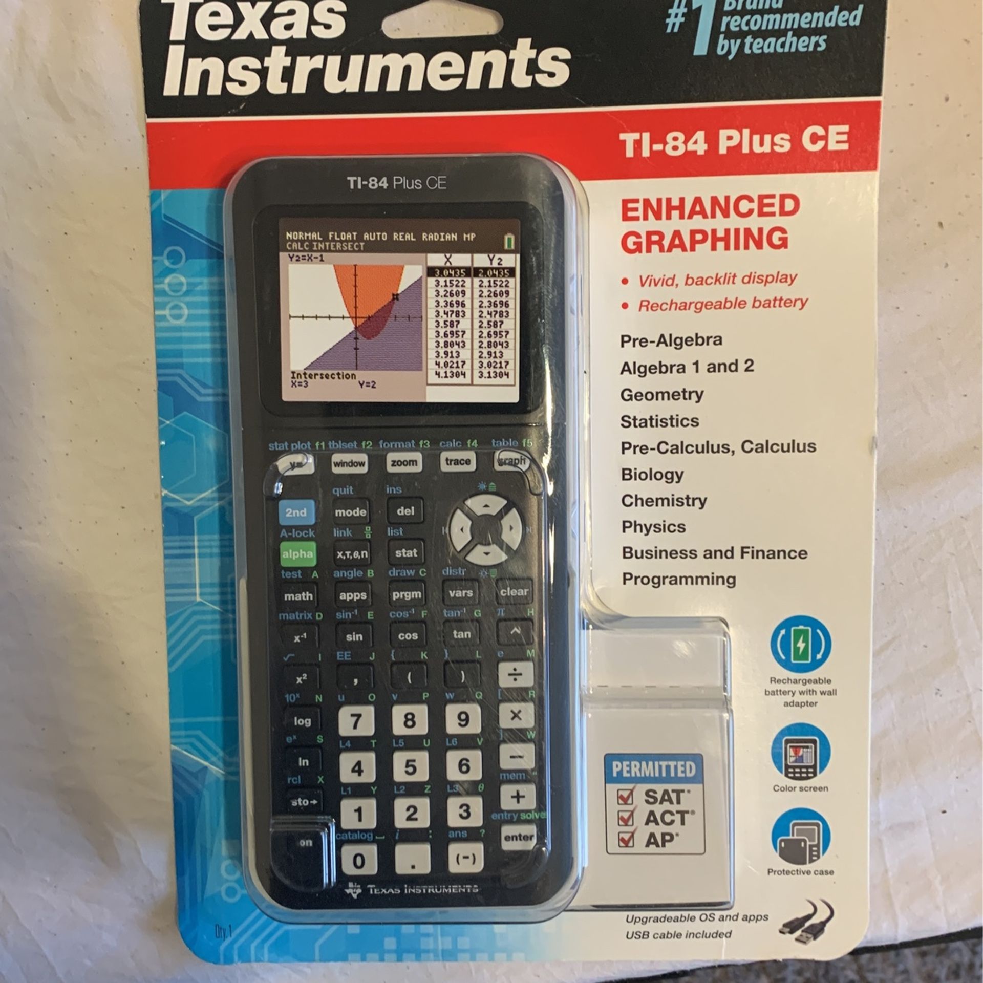 Enhanced Graphing Calculator With CE New