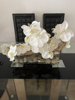 Orchids Floral Arrangement In Planter Thumbnail