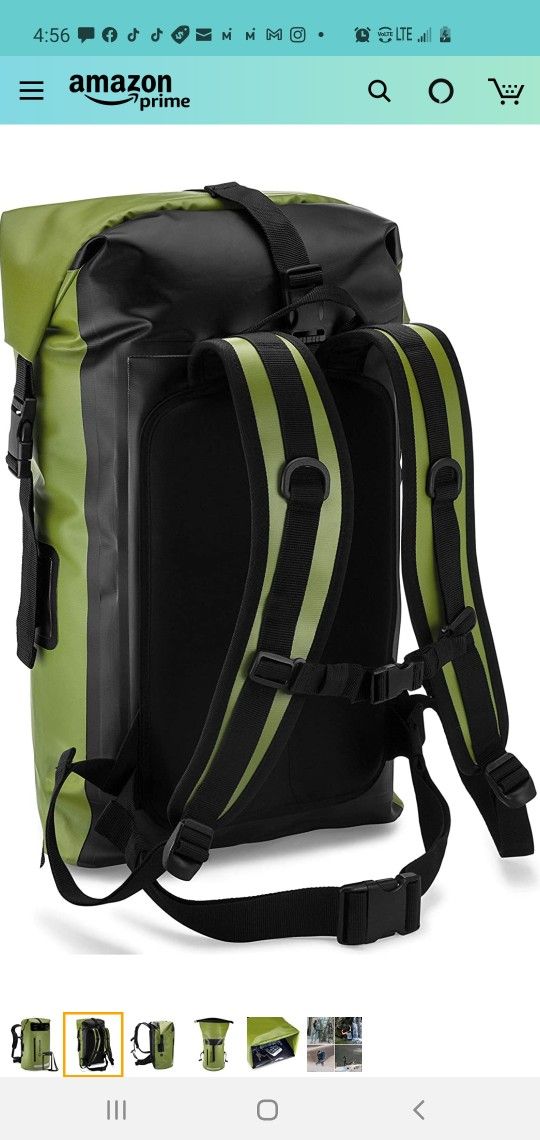$35 EARTH •PAK WATERPROOF BACKPACK