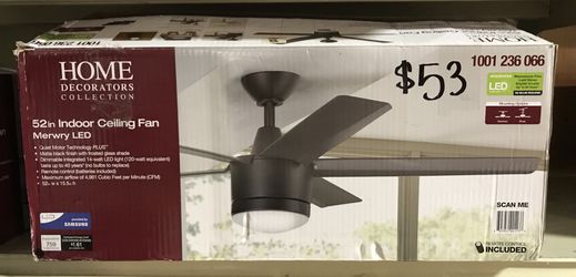 Home Decorators Collection Merwry 52 In, Merwry Ceiling Fan Remote