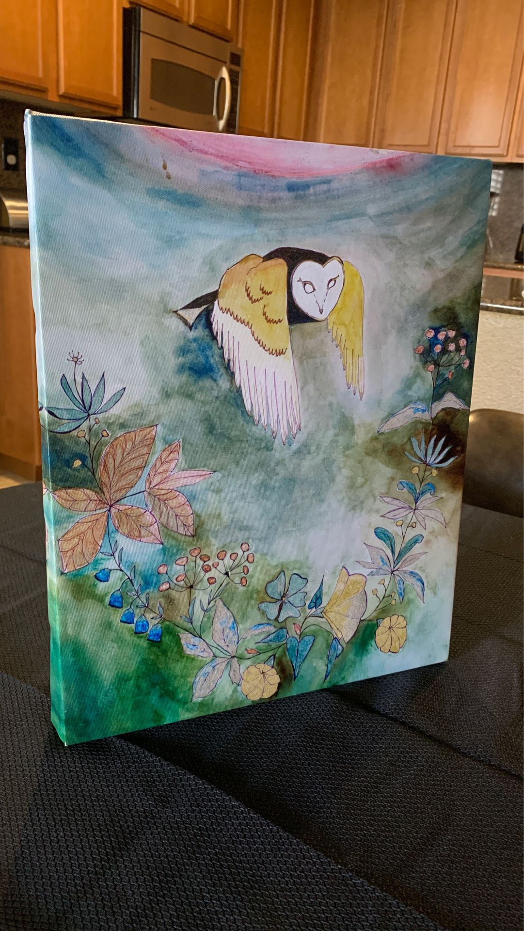 Wall Decor owl flowers