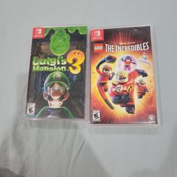 Luigi's Mansion And The Incredibles Nintendo Switch Thumbnail