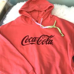 Coca Cola pullover Hoodie ~ Large (11/13) Thumbnail