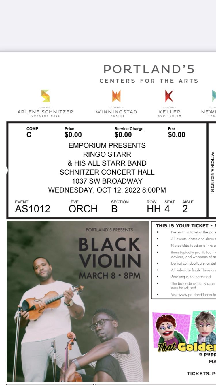 Ringo Starr And The All Star Band Tickets