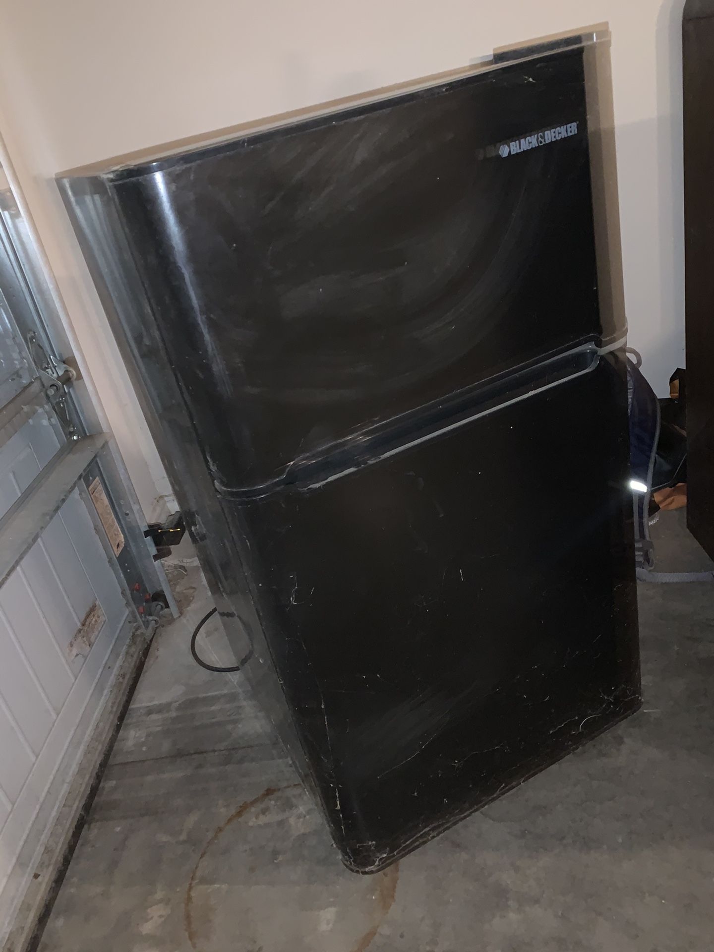 Kegratior and mini fridge
