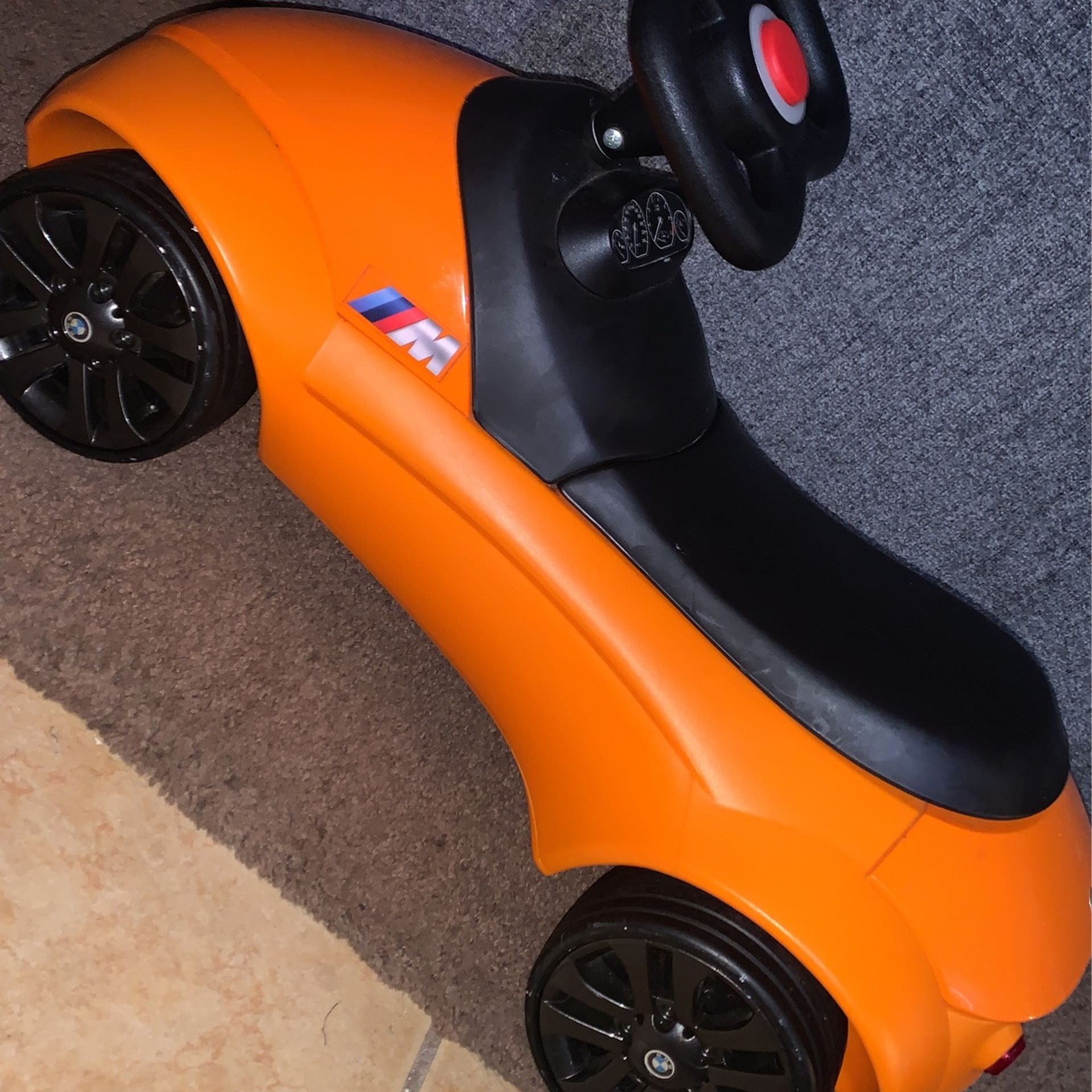 BMW Toddler Car, Bicycle And Litte Red Car