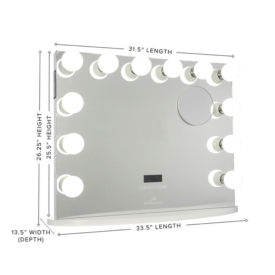 Impressions Bluetooth Vanity Mirror