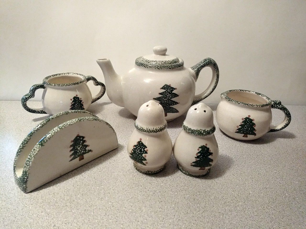 Ceramic 7 piece serving set