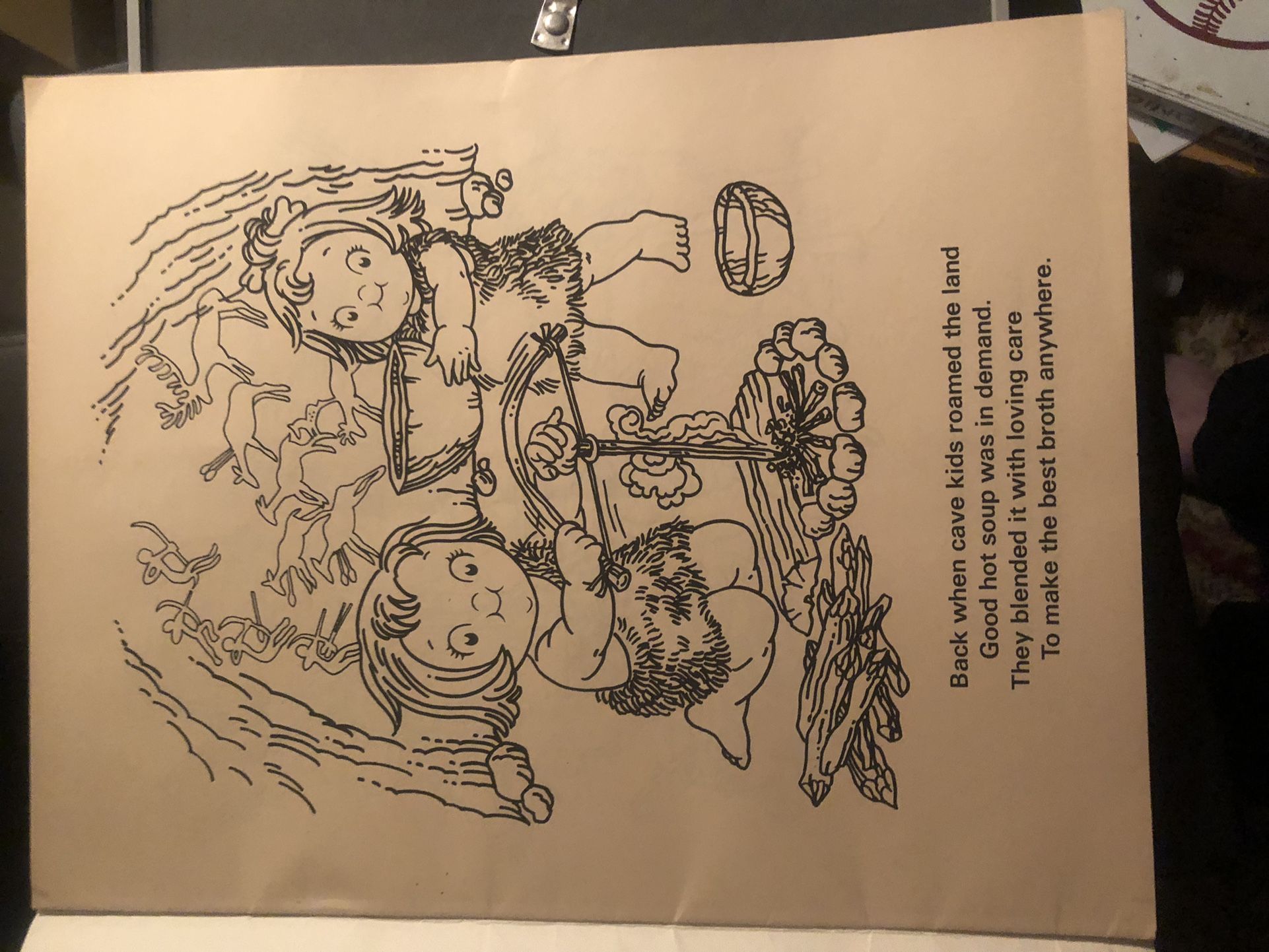 Vintage Campbells Soup Coloring Book