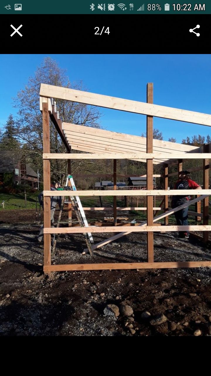 Loafing Shed Plans: 12’ x 15’ shed (includes supply list, diagram, instruction)