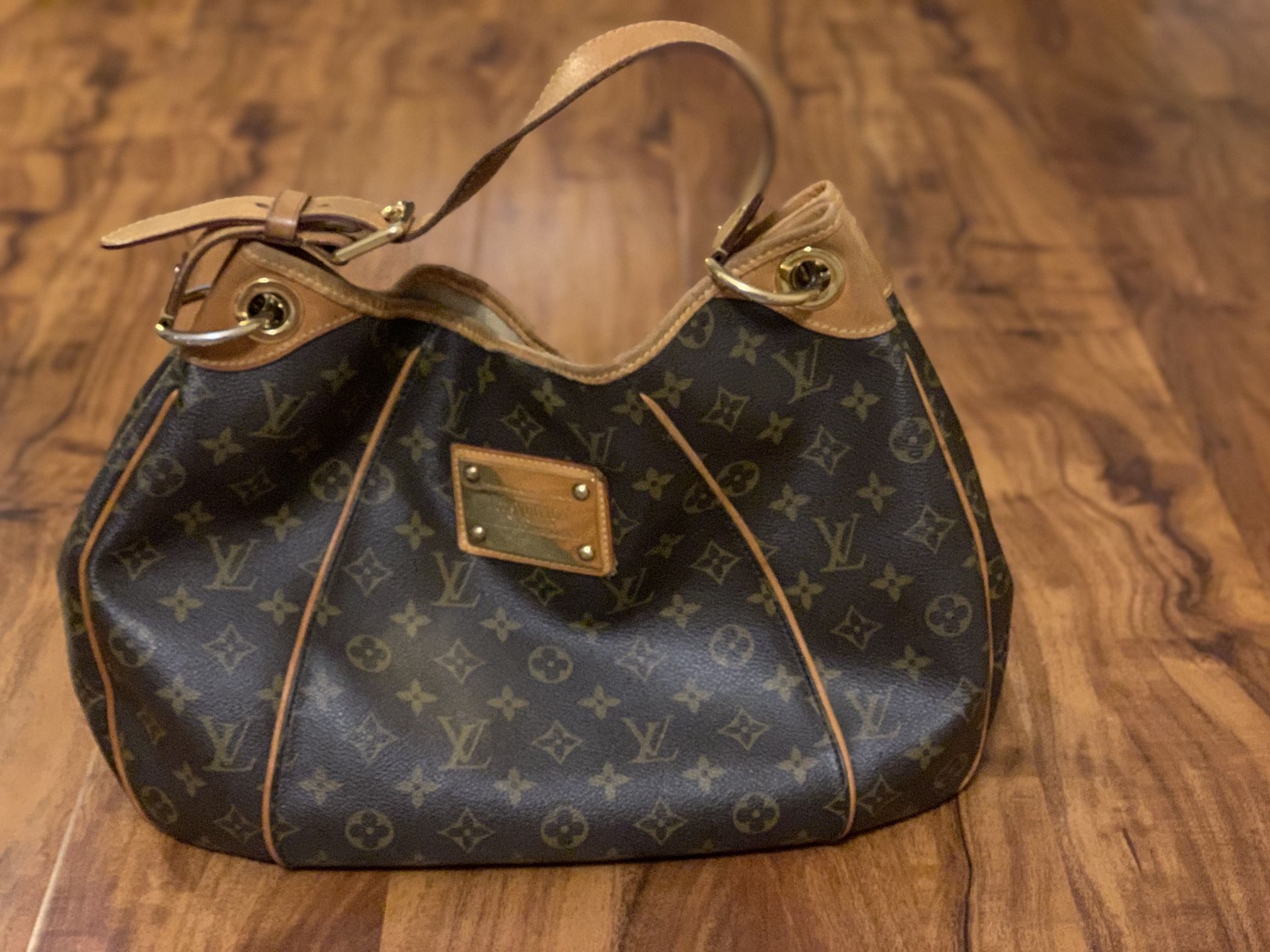 Louis Vuitton Galleria Hobo Monogram Shoulder Bag