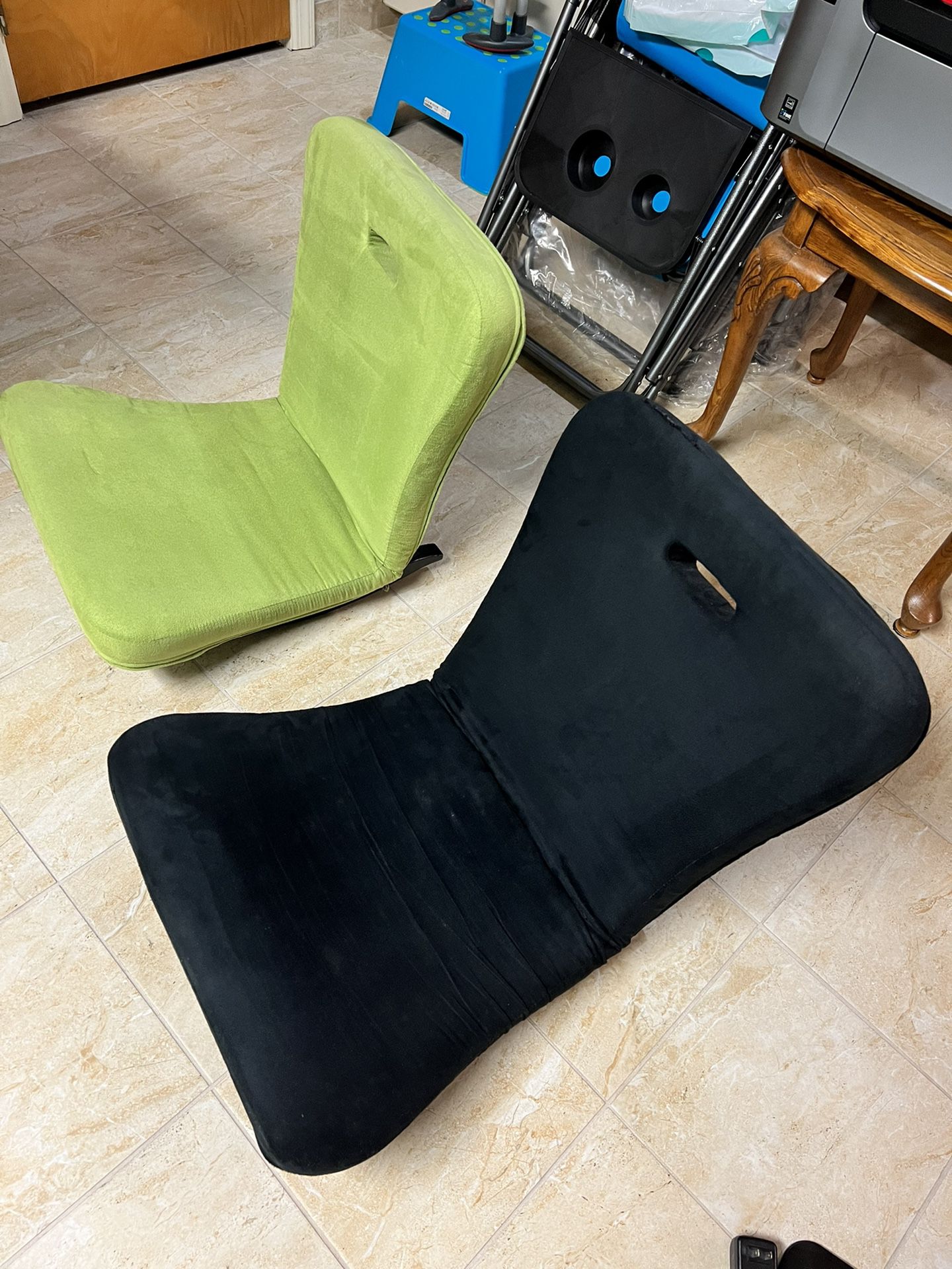 Father’s Day Sale !! 2 Armless Reclining & Rocking Chairs (Japanese Style Chair)