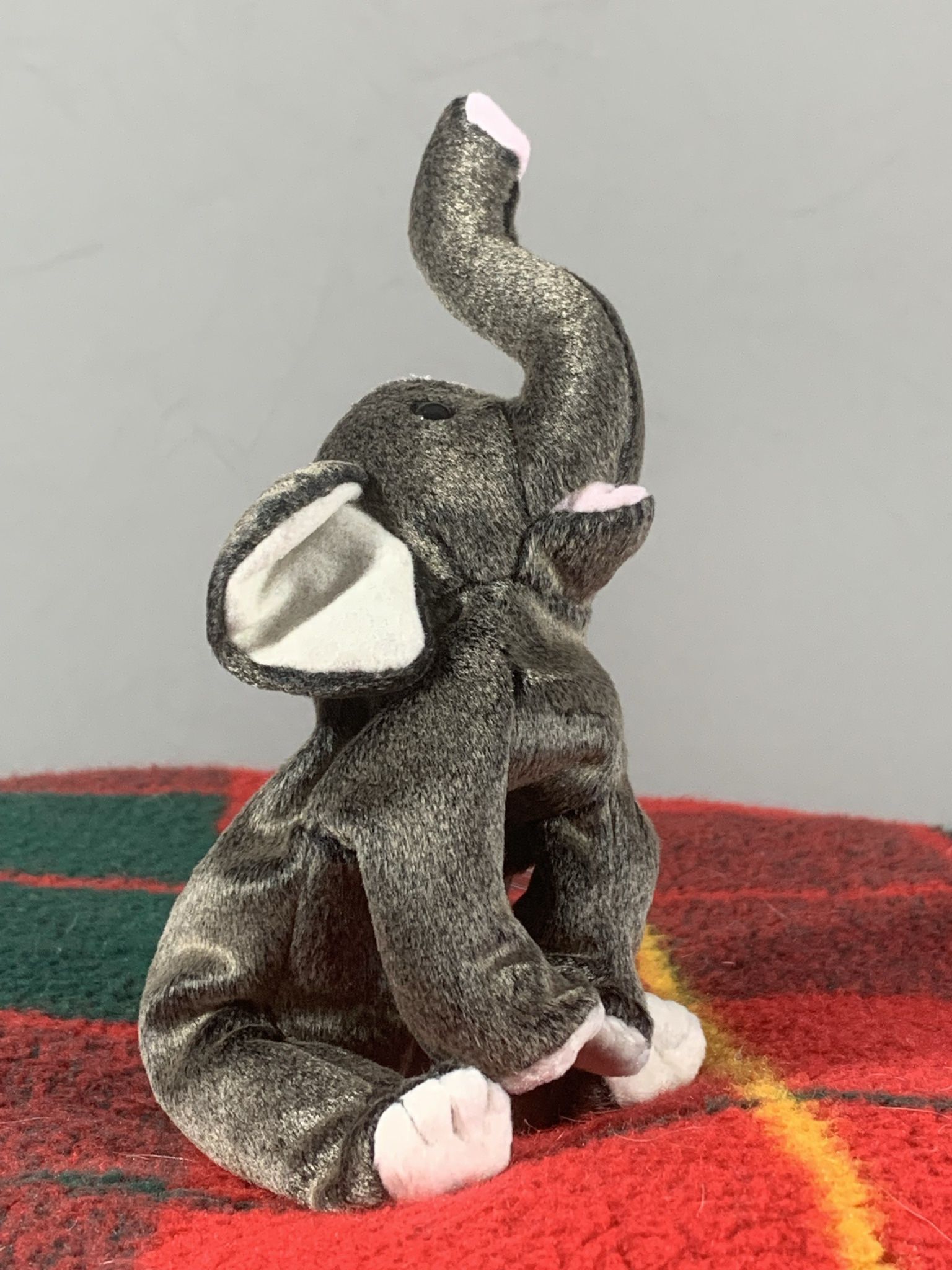 TY Beanie Baby - TRUMPET the Elephant (8.5 inch) - MWMTs Stuffed Animal Toy