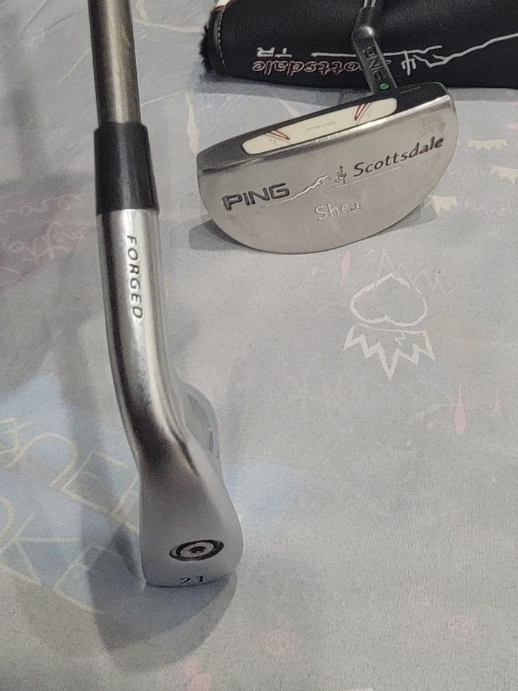 CALLAWAY DRIVING IRON GOLF CLUB AND PING SCOTTSDALE PUTTER NOT $100 FOR BOTH
