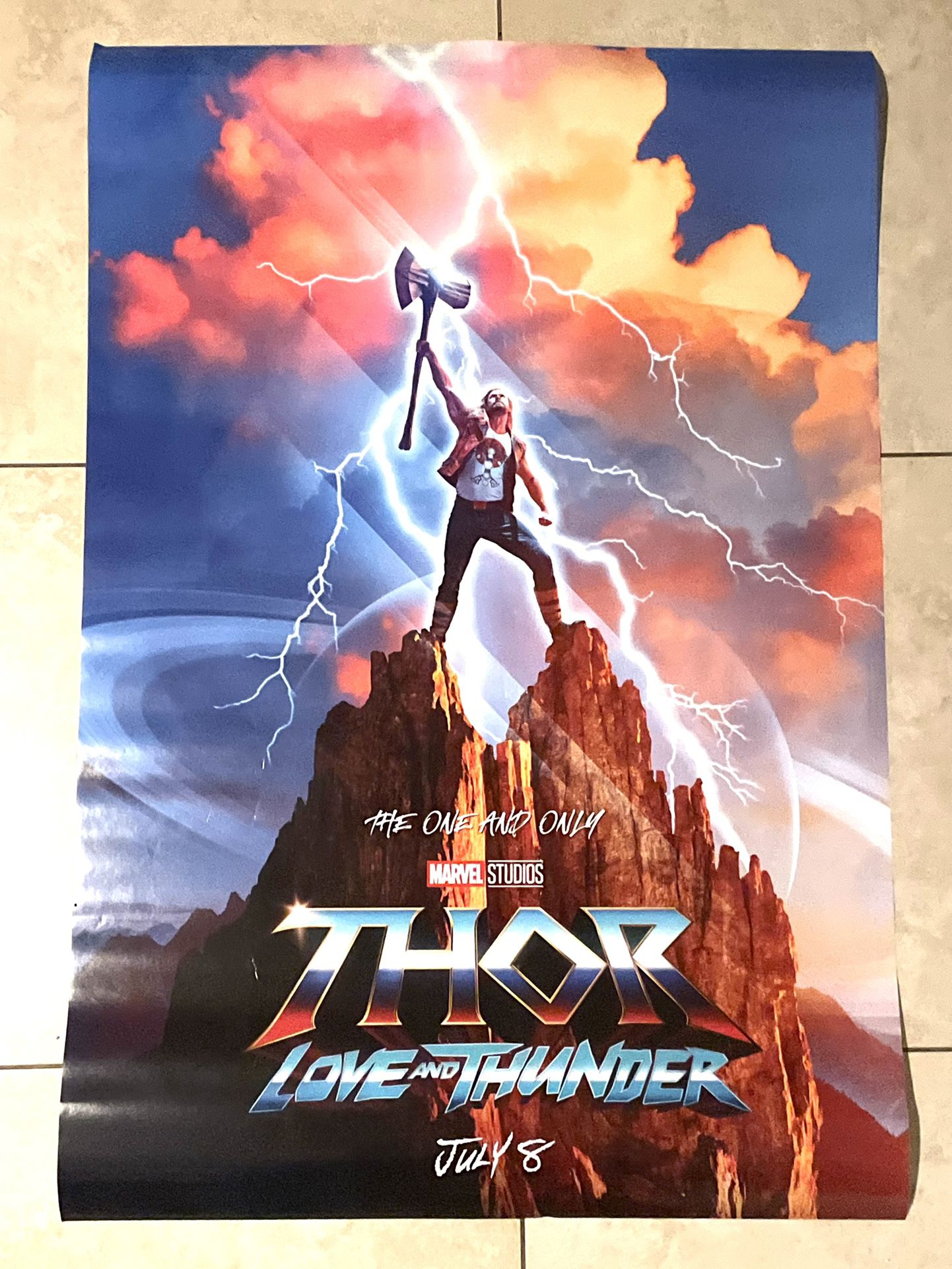 Thor Avengers Marvel Movie Theater Poster 🔥