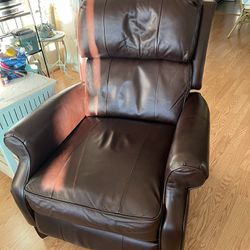 Brown Leather Recliner  Thumbnail