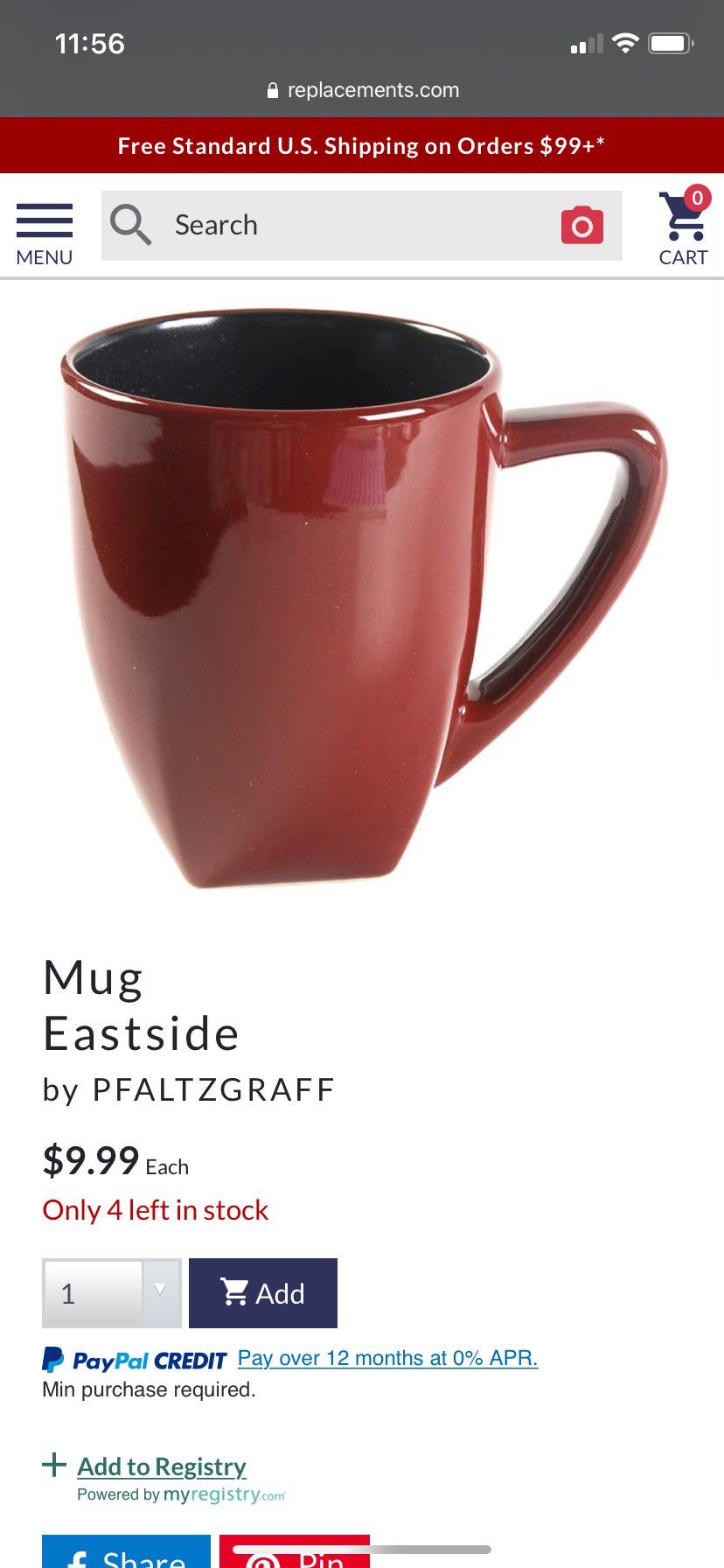 Pfaltzgraff Eastside (discontinued pattern)
