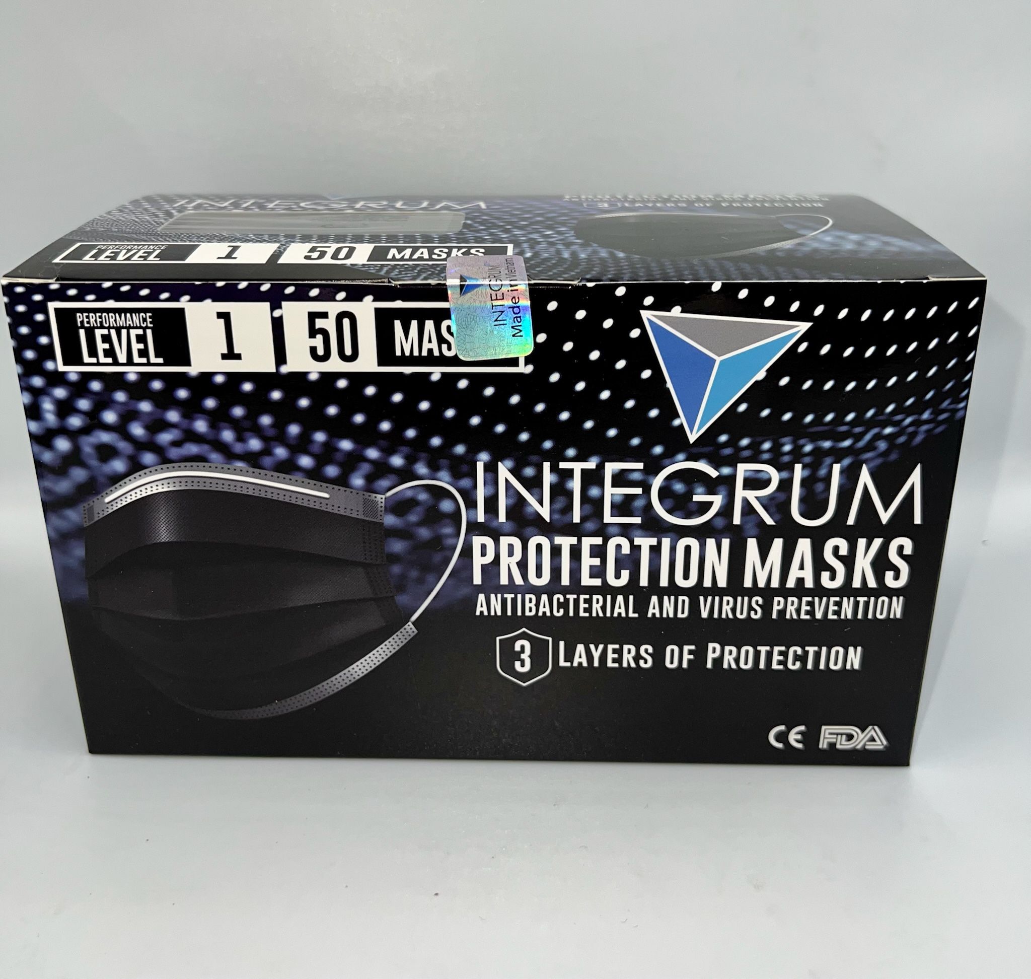 Adult 3-Ply Disposable Masks 😷 -   All Black -  3 Boxes For $15 Or $7/each  50 Pieces Per
