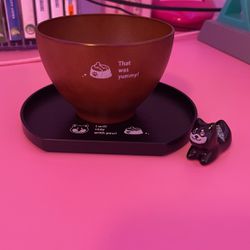 Dog Themed Bowl with Chopstick Stand/Holder Thumbnail