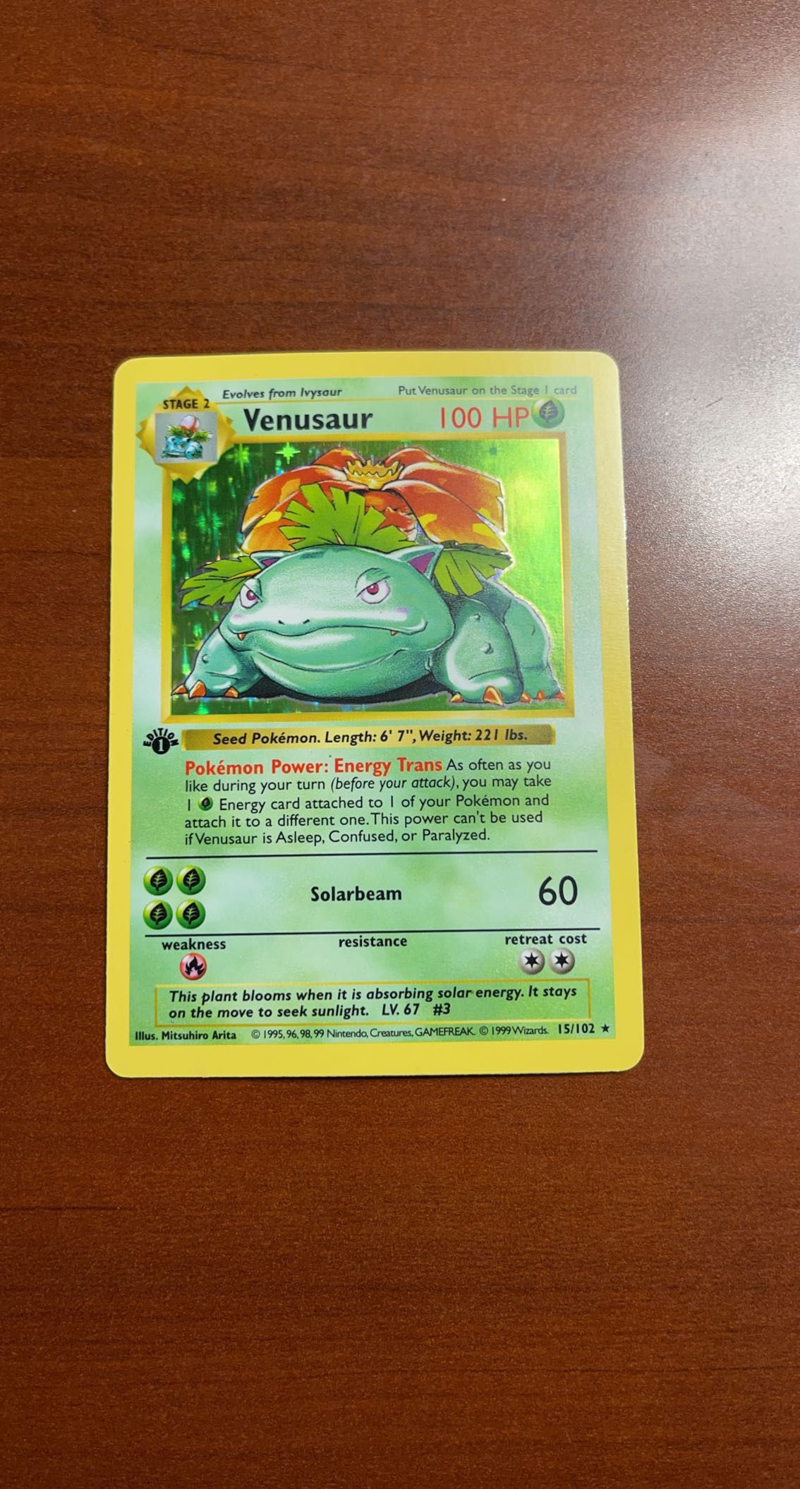 Pokémon 1st Edition Venusaur