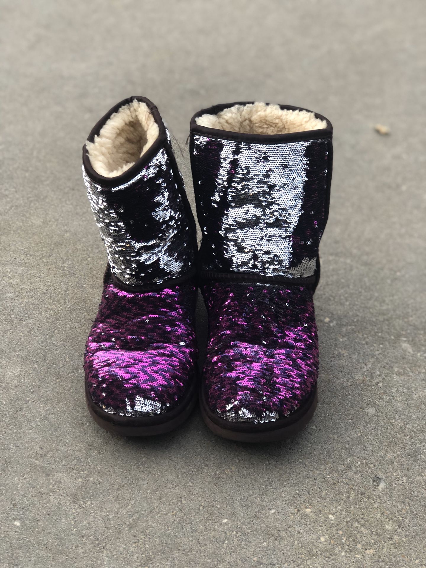 UGG sequin boots size 8