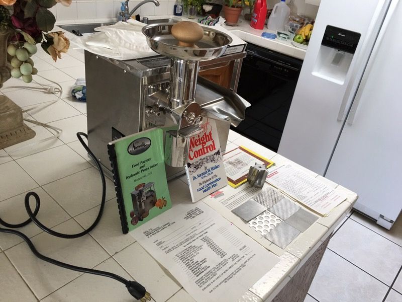 Norwalk Model 270 Fruit Vegetable Hydraulic Stainless Steel Press