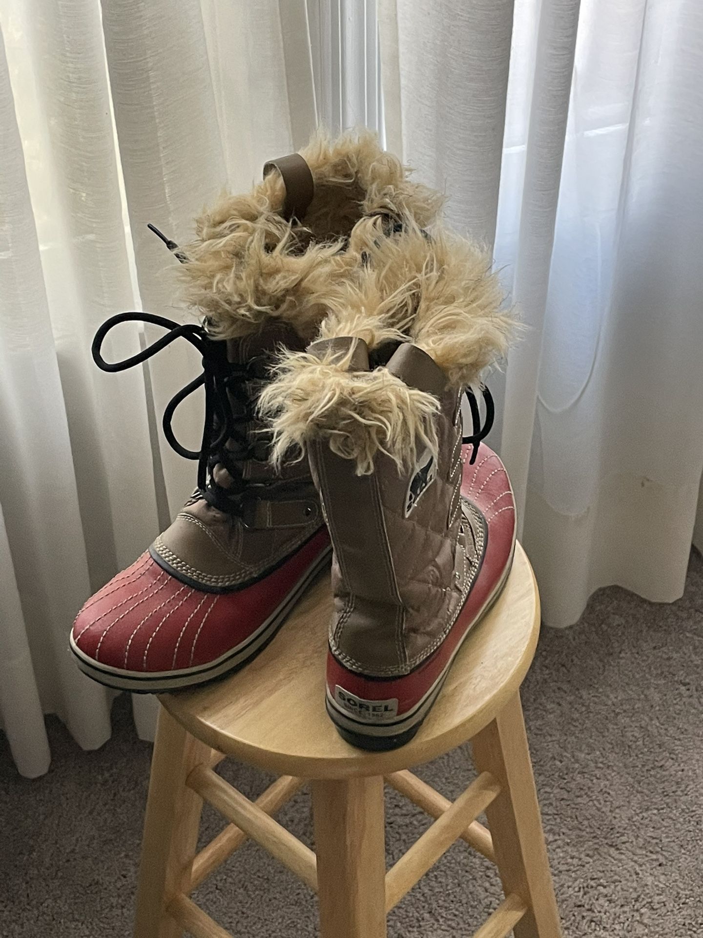 Sorrel Tall Winter Boots Faux Fur Liner
