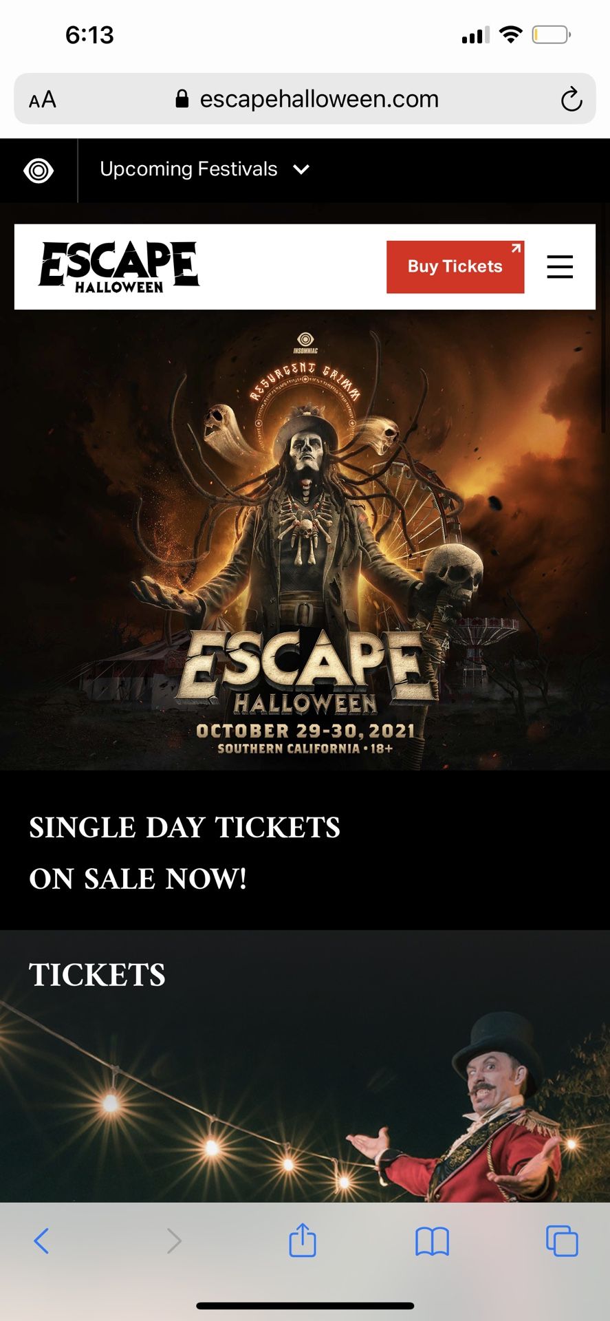 Escape GA Saturday Wristband