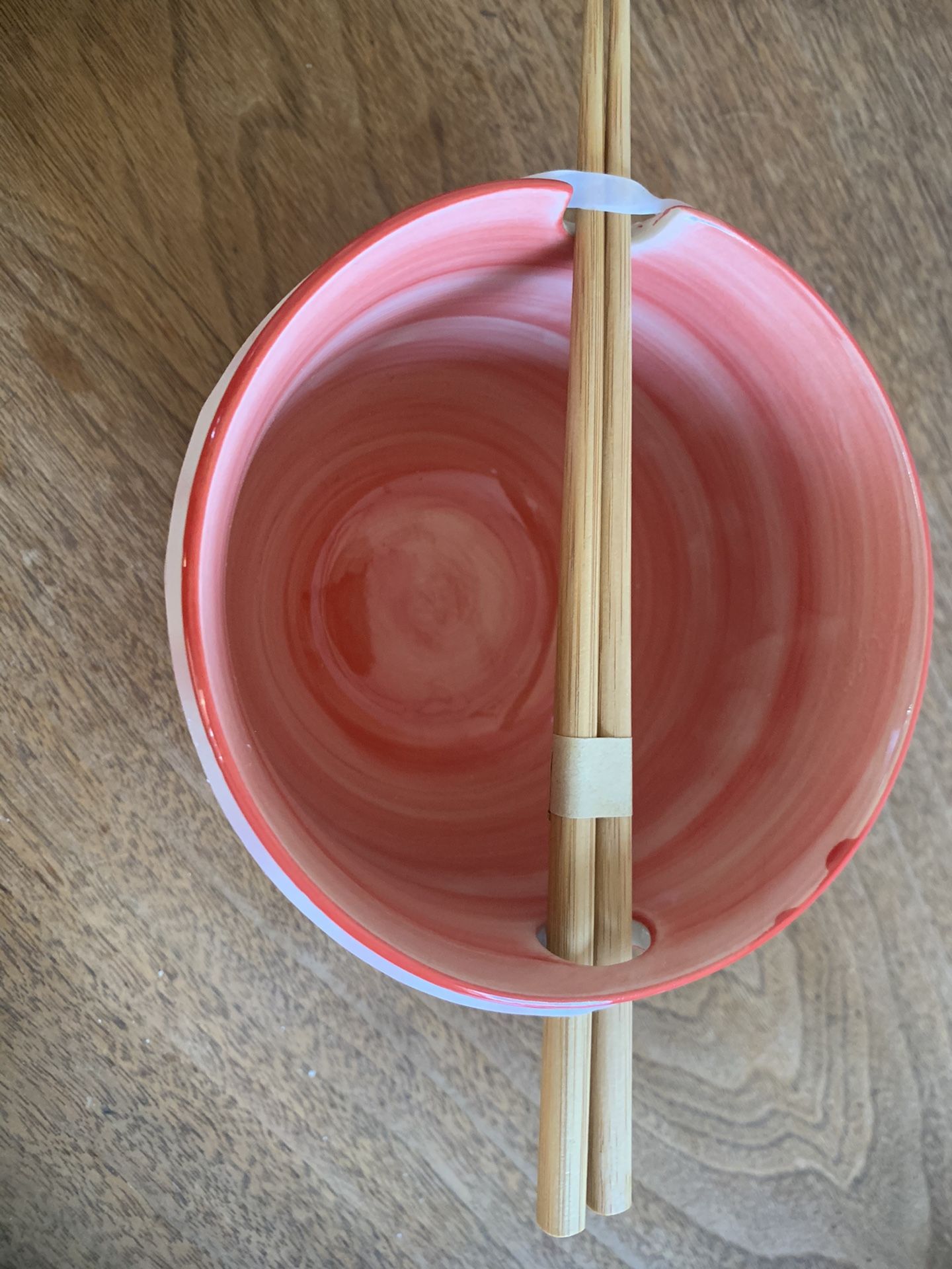 Noodle Bowl And Chopsticks