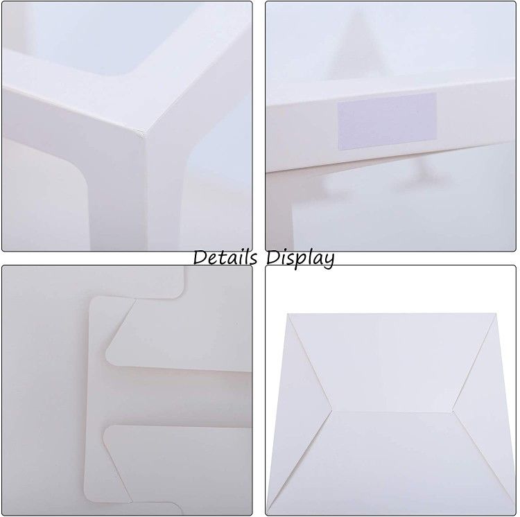 Baby Boxes with Letters for Baby Shower - Clear Balloons Boxes Decorations Large Transparent Box for Party Supplies, Baby Girls Boys Birthday Box