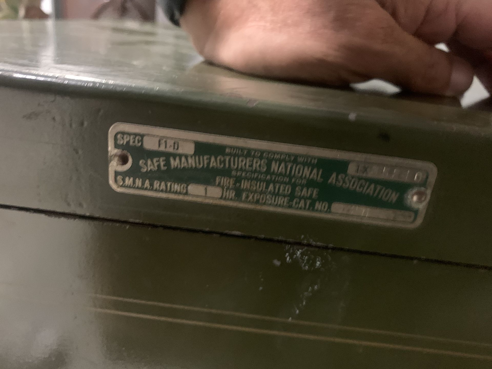 Antique Safe Fire Proof !!!