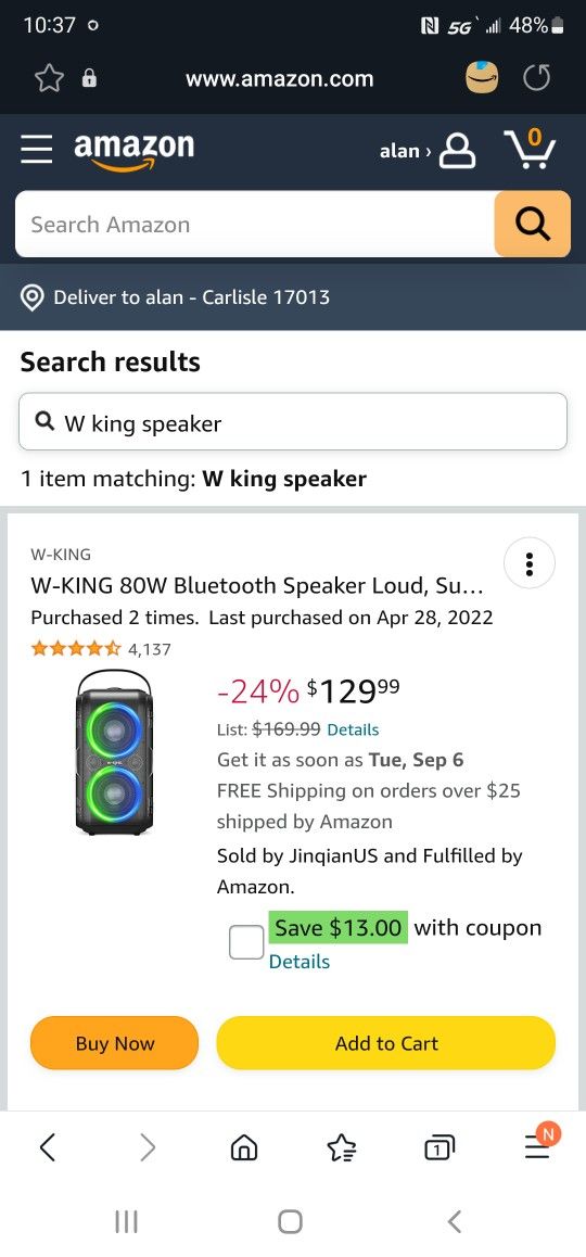 W-king Bluetooth Speaker