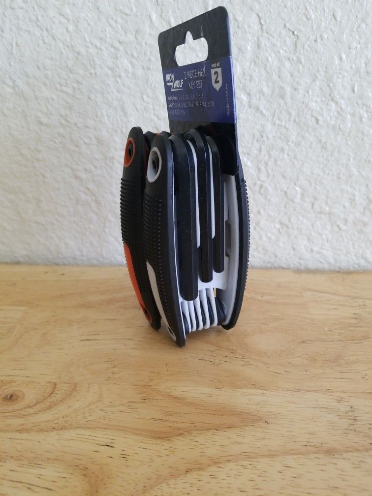 IRON WOLF 2 PIECE HEX KEY SET