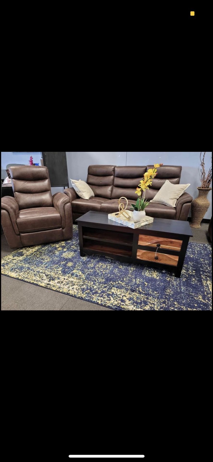 In stock now!! Brand new color - sofa/loveseat/recliner- buy as set or only the pieces you need -