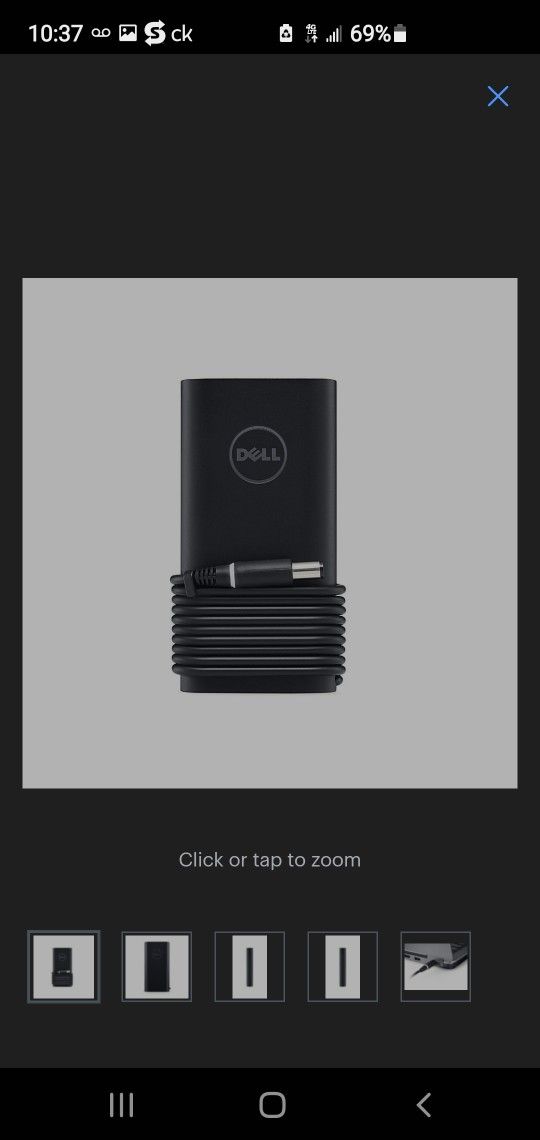 Dell - 90W AC Adapter Black