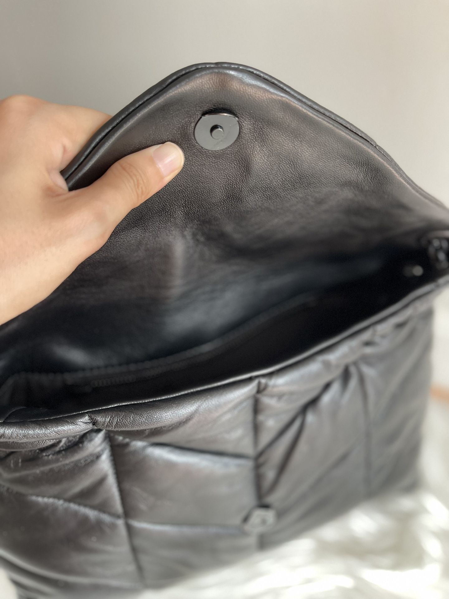 Black %100 High Quaility Leather Y S L Women Shoulder Bags