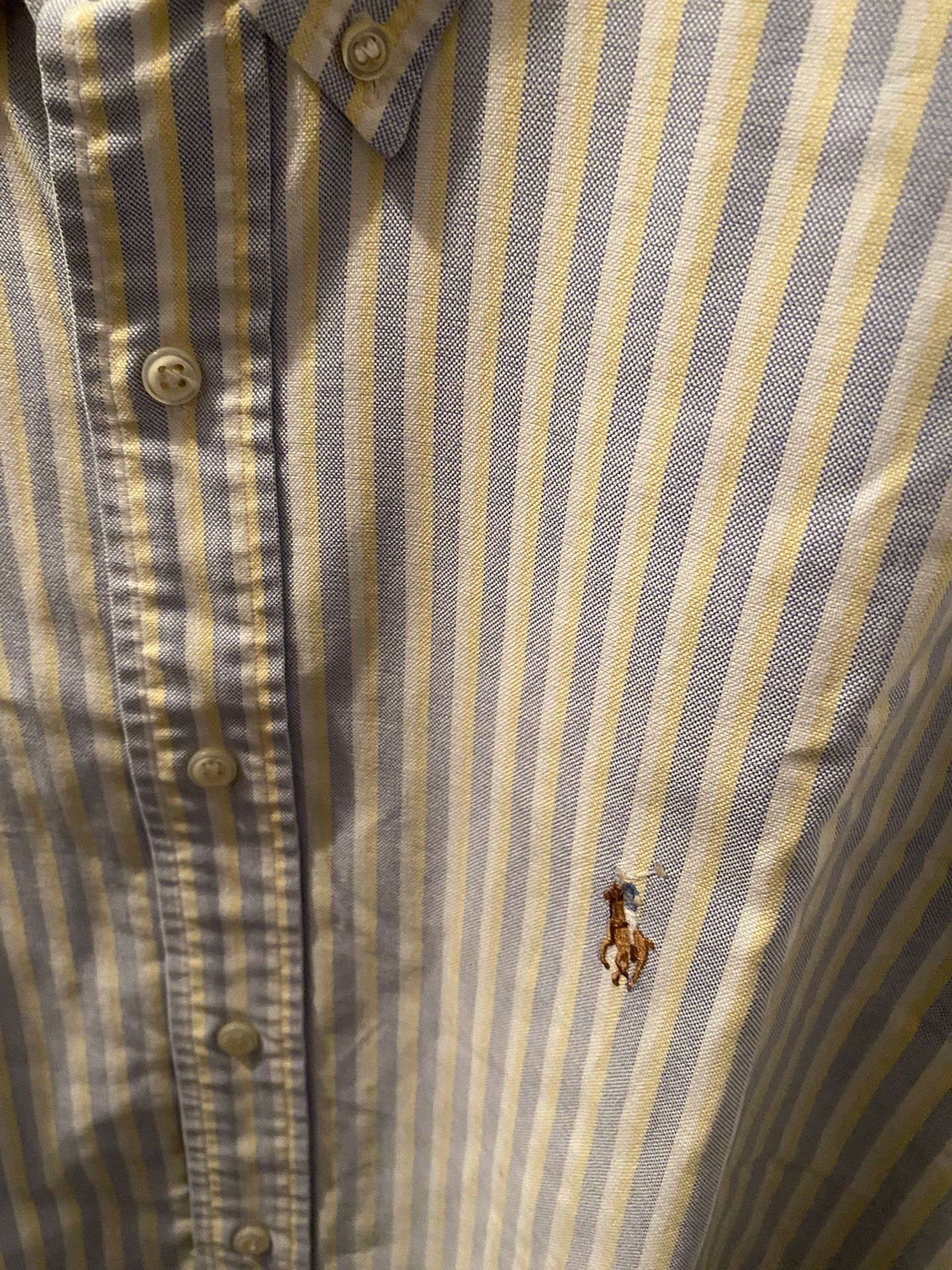 Ralph Lauren Polo Men’s Button Down Dress Shirts (3EA) Sz Large 