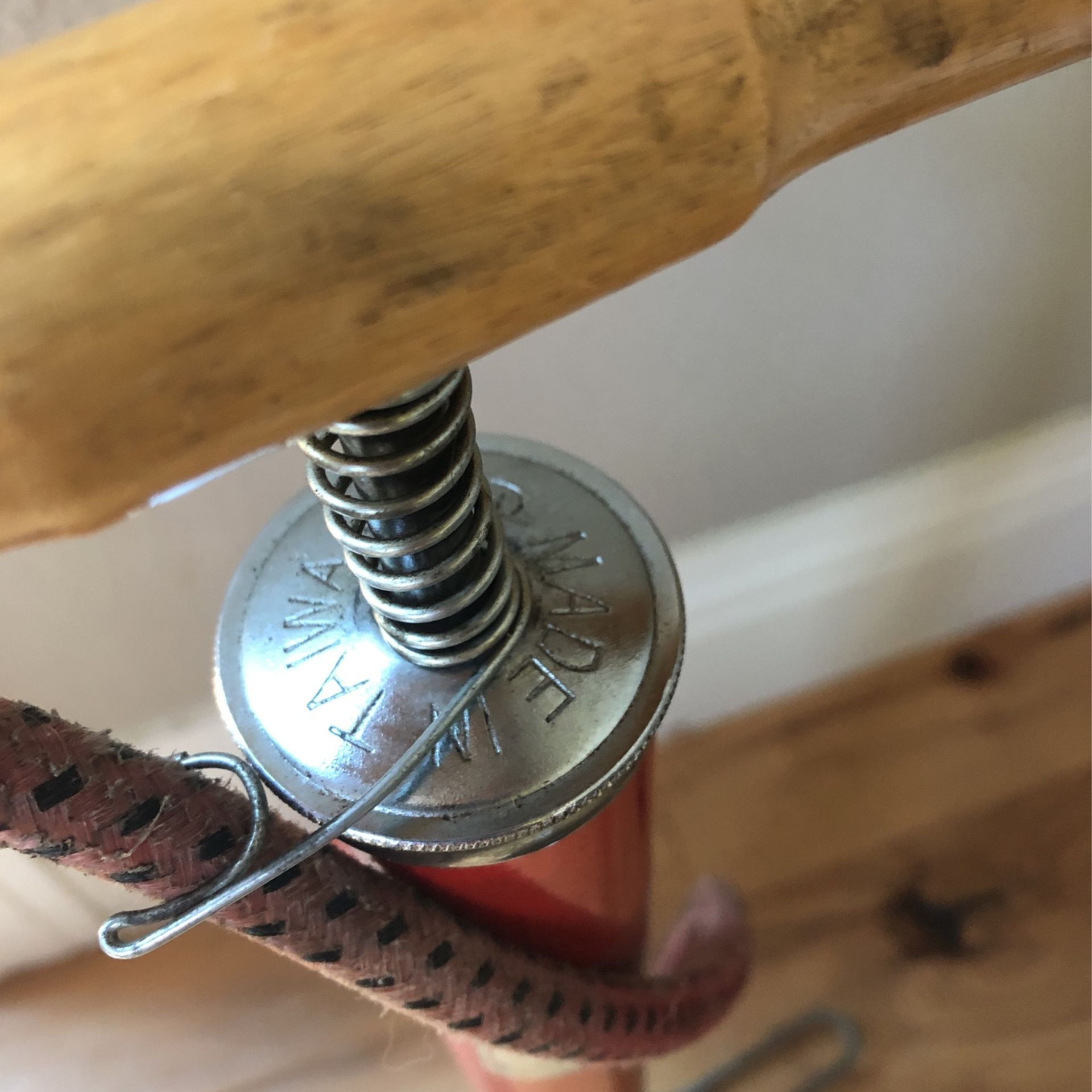 Vintage Dorcy Bike Pump Red