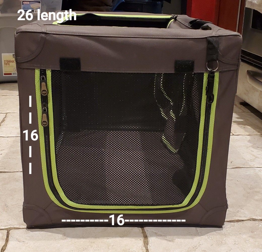 Foldable Dog Crate w/carrying case