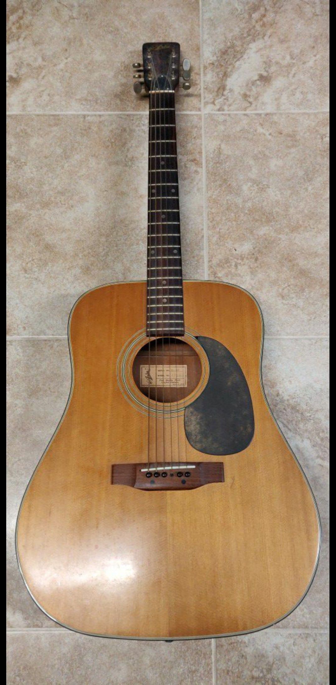 aria acoustic guitar serial numbers