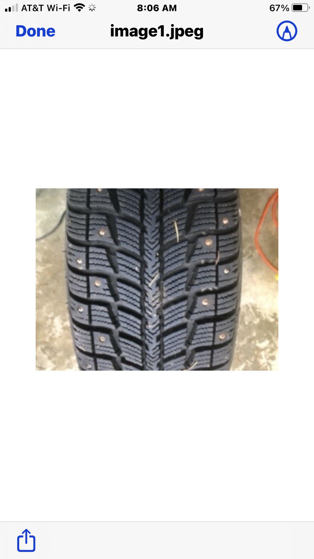 Witer Is Coming!!!!!Winter tires, studded. Set of 4 Federal Himalaya WS2 195/65R15 studded winter tires on rims. Used one season. $75 each/$300 set.
