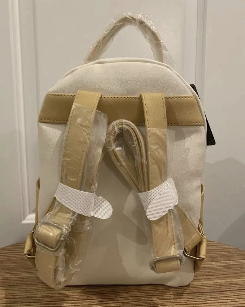 New Loungefly Disney Pinocchio Geppetto and Figaro Travel Backpack NWT